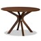 Baxton Studio Sadie Modern and Contemporary Grey Fabric and Walnut Brown Finished Wood 7-Piece Dining Set 176-10543-10893-Zoro - alternate 9